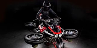 NTN-SNR works with LAZARETH on a world exclusive The first flying electric motorcycle: the LMV 496