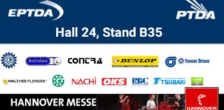 EPTDA–PTDA joint pavilion at IAMD Hannover Messe 2019