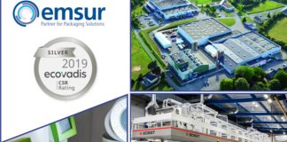 Emsur awarded the EcoVadis silver medal at its plants in Poland and France