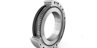 For maximum load-carrying capacity and rigidity: XZU conical thrust cage needle roller bearing and RTWH gearbox from Schaeffler