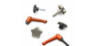 New from Ruland: Star knobs and adjustable clamping handles for quick adjustments