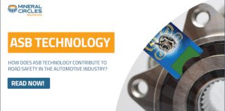 How does ASB bearing technology contribute to road safety in the Automotive industry?