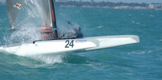 BUMAX provides reliable stainless steel fastener solution for Swiss high-performance A-Cat catamaran rudder