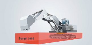 Digital clearance monitoring for slewing bearings